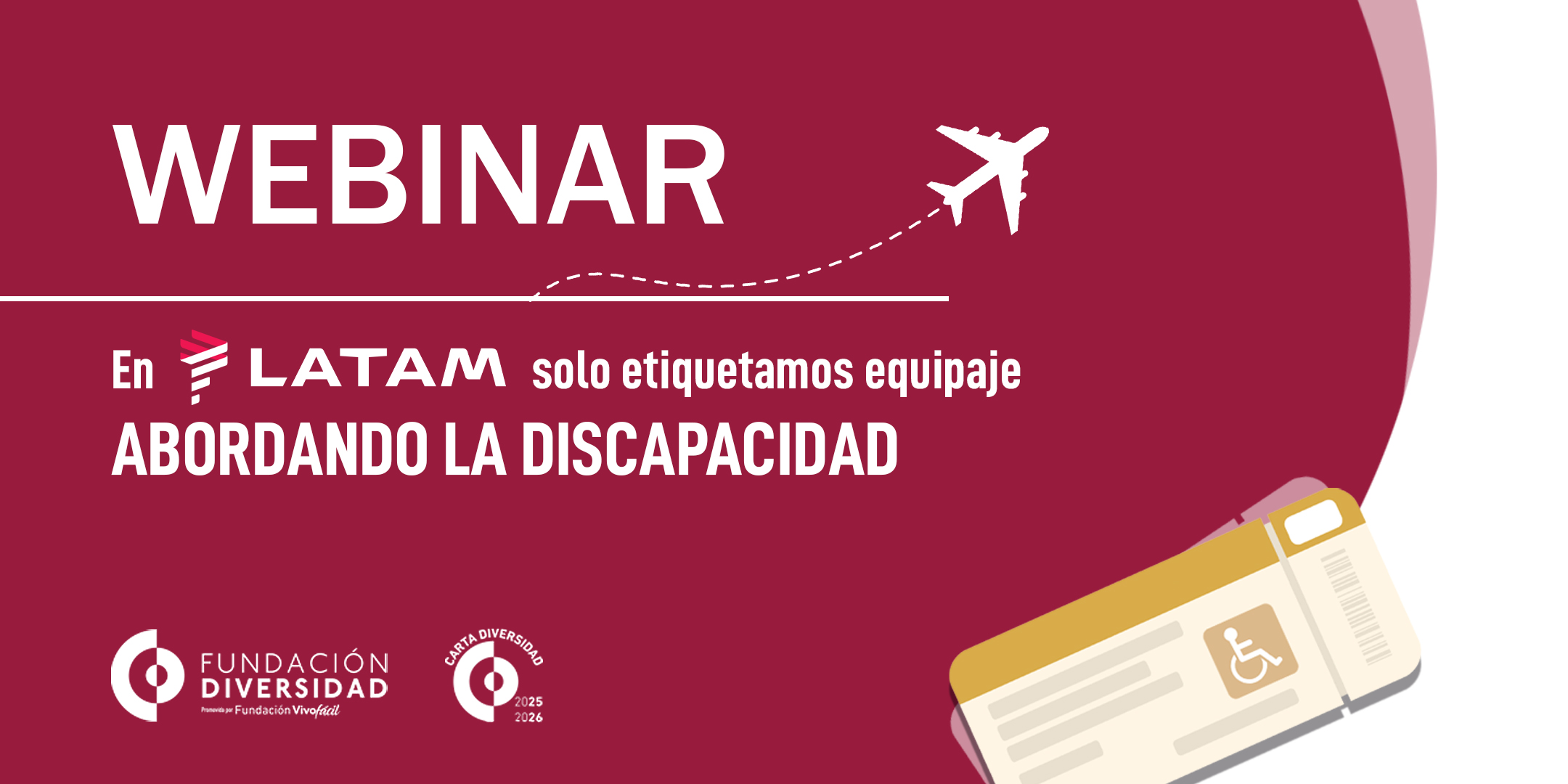 Webinar: En LATAM solo etiquetamos equipaje – Abordando la discapacidad